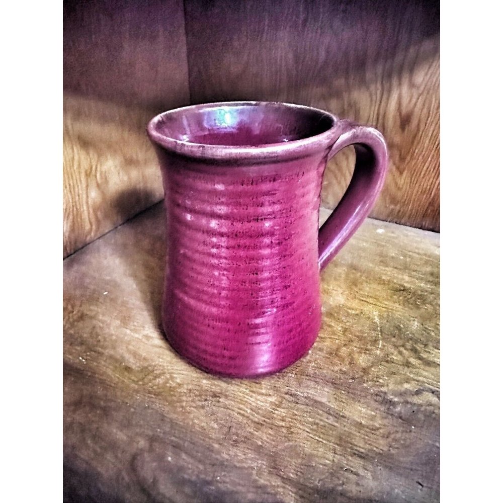 Deep wine Colored  Aspen Mug  Park Designs Stoneware‎  5”
